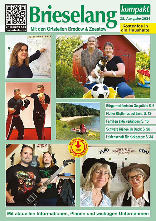 Cover der aktuellen Ausgabe der Jahresbroschüre „Brieselang kompakt“